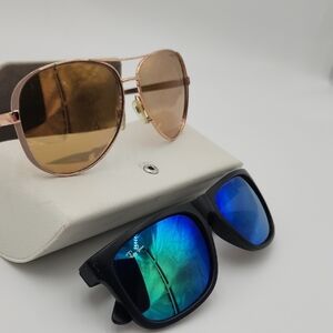 MK And RayBan Sunglasses, Heavy Scratches‎ With Case